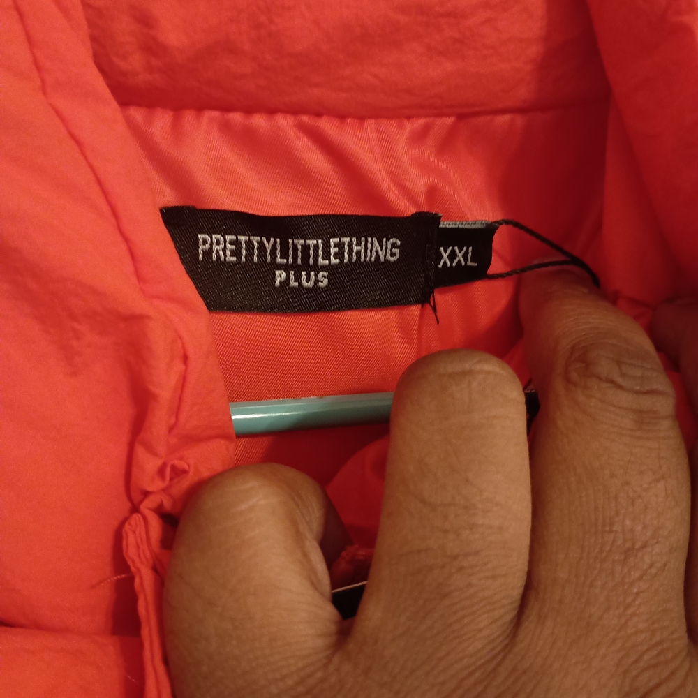 PrettyLittleThing Plus Orange Jacket - Picture 3 of 5